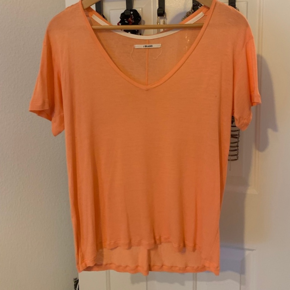 J Brand Orange Tee